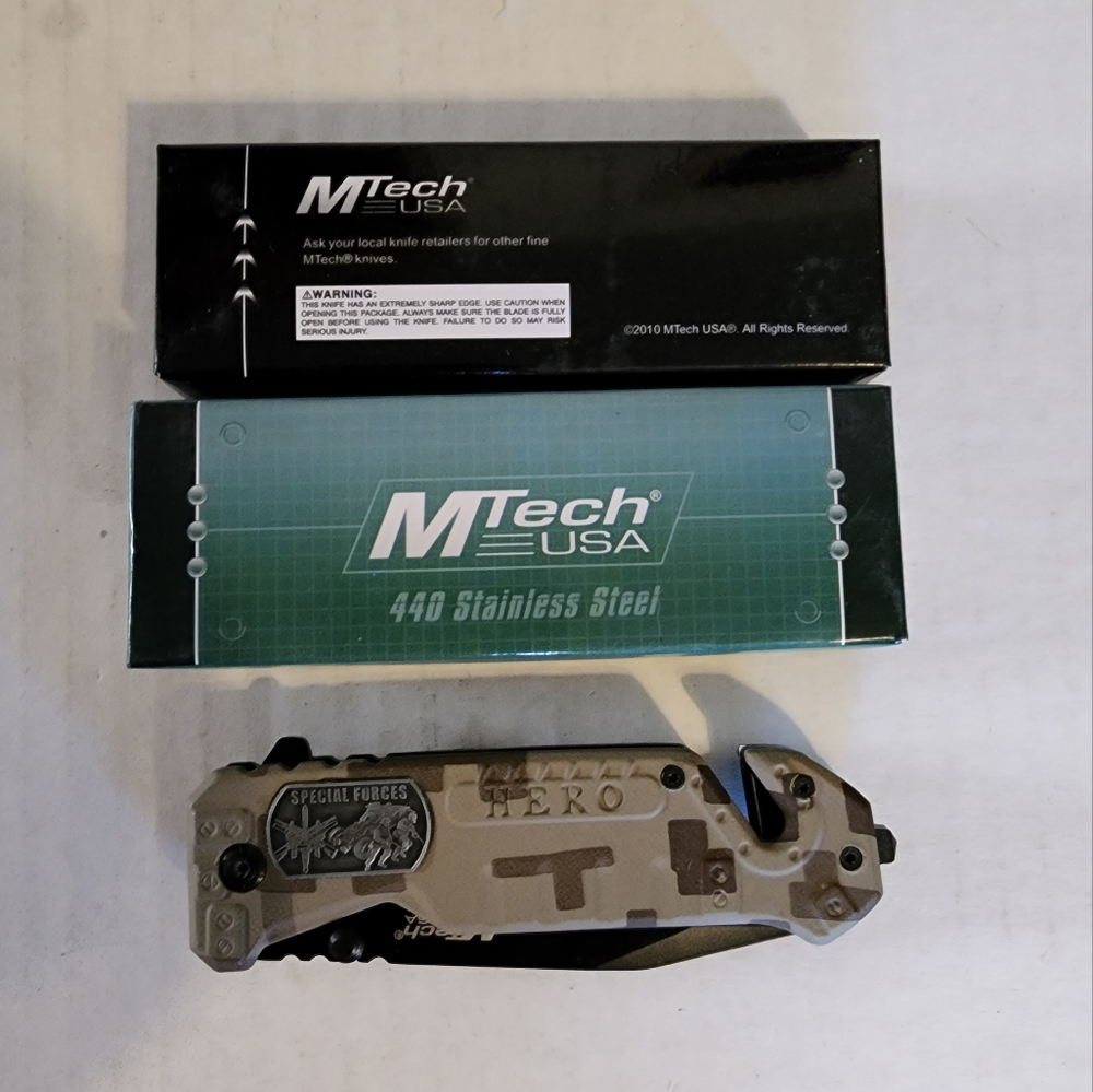 Mtech USA 440 Stainless Steel Special Forces Hero Knife